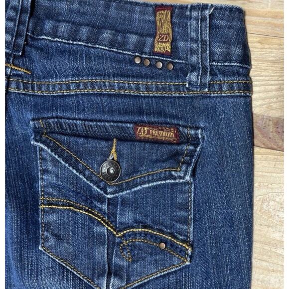 Zd Premium Jeans Skinny Leg Size 5 Medium Wash Juniors Womens - Picture 5 of 7